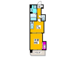 フレシュ-ル我孫子【4階】の間取り