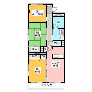 サイアムマンション【2階】の間取り