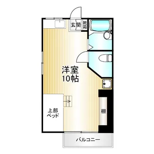六三四ハイツ【2階】の間取り