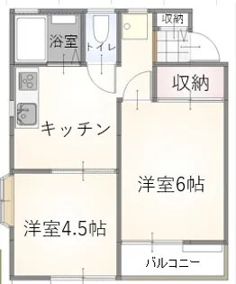 コーポセンチュリー【2階】の間取り