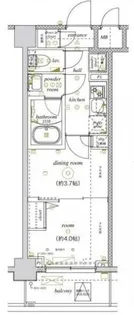 エル・グランジュテ本所吾妻橋【4階】の間取り