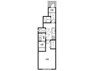ル・メイユール売市【1階】の間取り