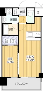 グランカーサ新大阪SOUTH【7階】の間取り