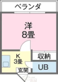 ミッキーハウス【3階】の間取り