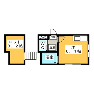 ライトハウス【2階】の間取り