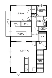 コーポ・ヤマト【2階】の間取り