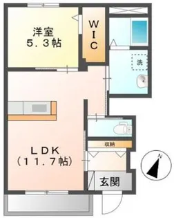 ブランシェ(Branchee)【1階】の間取り