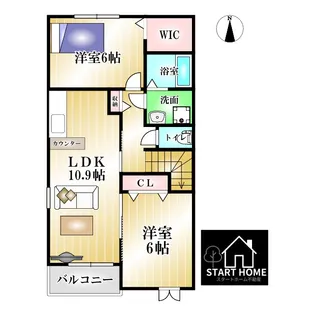 プチメゾンffI【2階】の間取り