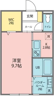Kフォート東森田【1階】の間取り
