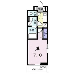 クラール【3階】の間取り