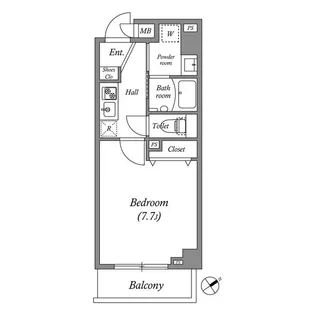 ルネサンスコート駒込【6階】の間取り
