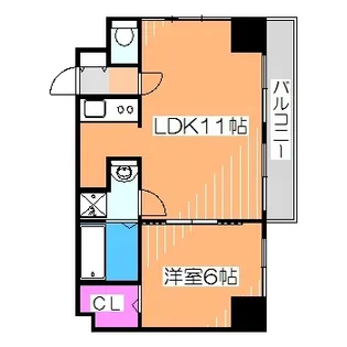 The Legend of Sakai【6階】の間取り