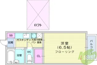 ファインハイツ【1階】の間取り