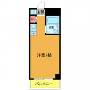 ジュメイラ千葉【6階】の間取り