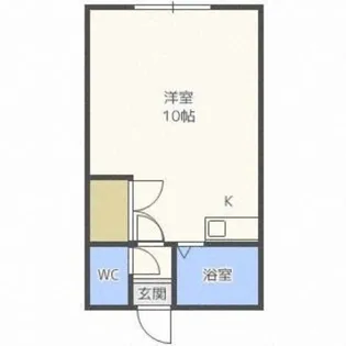 新星荘【1階】の間取り