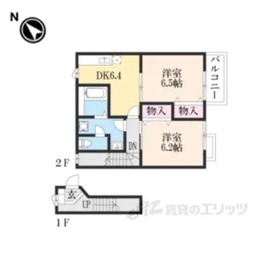 カーサKei【2階】の間取り