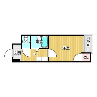 パークライフ住吉【4階】の間取り