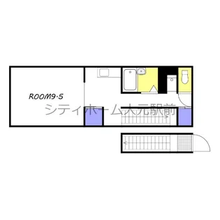 レアル南方II【2階】の間取り