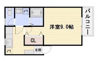 ドリームウッズ【1階】の間取り