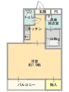 五智荘A【2階】の間取り