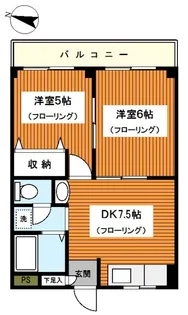 グリシーヌ【2階】の間取り