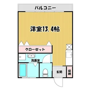 大戸コーポ【3階】の間取り