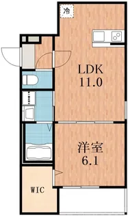 (仮称)フジパレス遠里小野二丁目【1階】の間取り