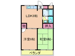 第2淀川ビル【4階】の間取り