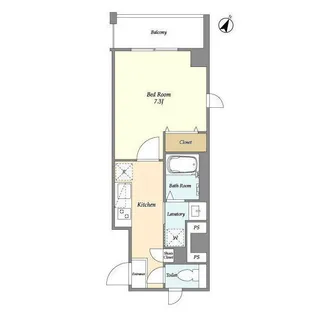 alivio HORIUCHI【3階】の間取り