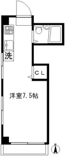 都立大オークマンション【3階】の間取り