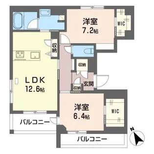 ヴィラビアンカ1の間取り