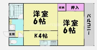 今井ビル【4階】の間取り