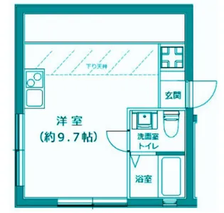 THE CON-RUST OOIMACHI【4階】の間取り