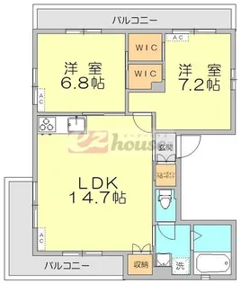 フレンズ野方【2階】の間取り