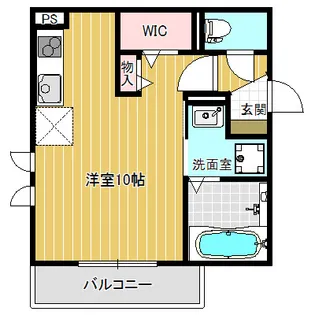 プログレス永楽【3階】の間取り