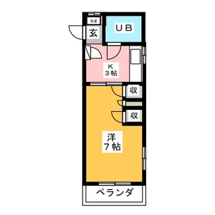 サンライトコーポ【3階】の間取り