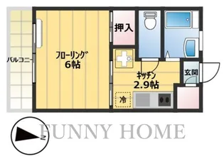 レバランス桜新町【1階】の間取り