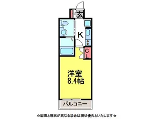 京成成田駅東口センターゲートビルB棟【6階】の間取り