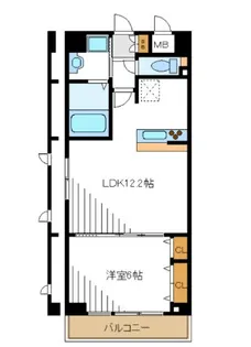 BRANCHE KT【2階】の間取り