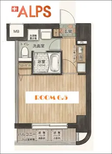 グリフィン横浜・セカンドステージ【6階】の間取り