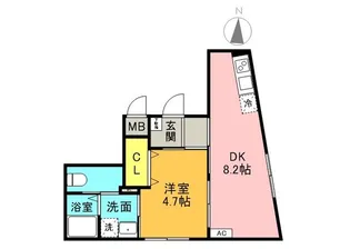 Hale Otsuka【5階】の間取り