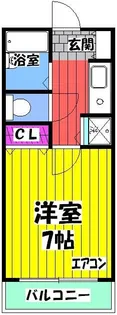 ひまわりコーポ【1階】の間取り