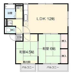 シティハイムソファレ本宮【1階】の間取り