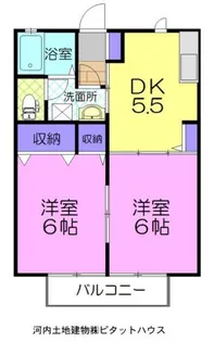ラ・フォーレ・ミュウ【2階】の間取り