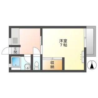 コーポ渋谷【2階】の間取り