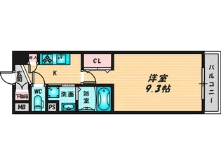 アトール永和【1階】の間取り