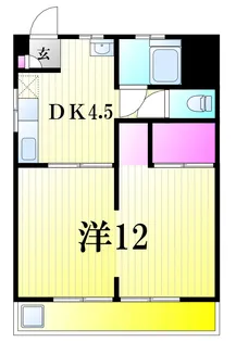 齊藤マンション【1階】の間取り