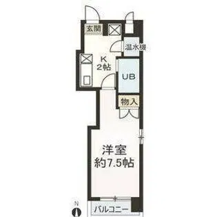 ドエル植田南【4階】の間取り