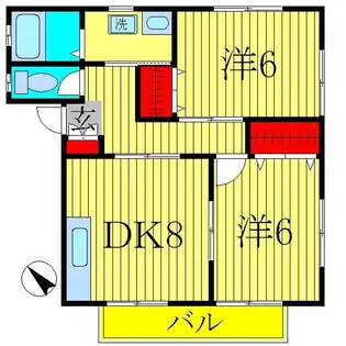 クローネ【2階】の間取り