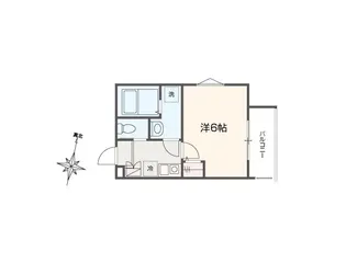 MELLAS京成小岩III【1階】の間取り